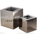 stainless steel square flowerpot